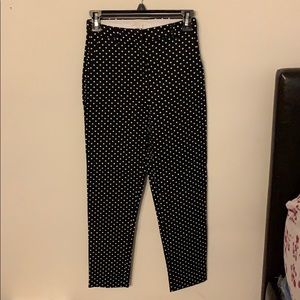 H&M Polka Dot Dress Pants